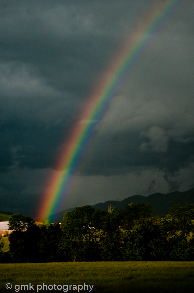 without rain, there can be no rainbow
