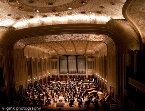 The Cleveland Orchestra performing Mahler's First at Severence Hall