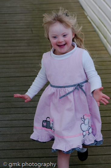 My niece, Gracie, living life and having a grand time doing it.